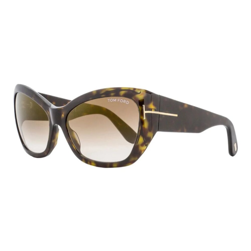NEW TOM FORD SUNGLASSES HAVANA WOMEN CAT EYE EYEWEAR